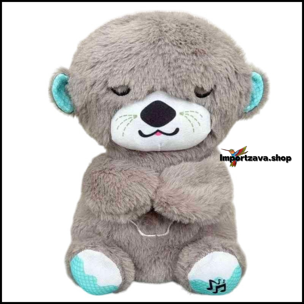 Peluche Nutria Dormilon Plomo