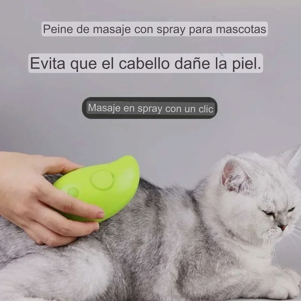 CEPILLO VAPORIZADOR PARA MASCOTAS